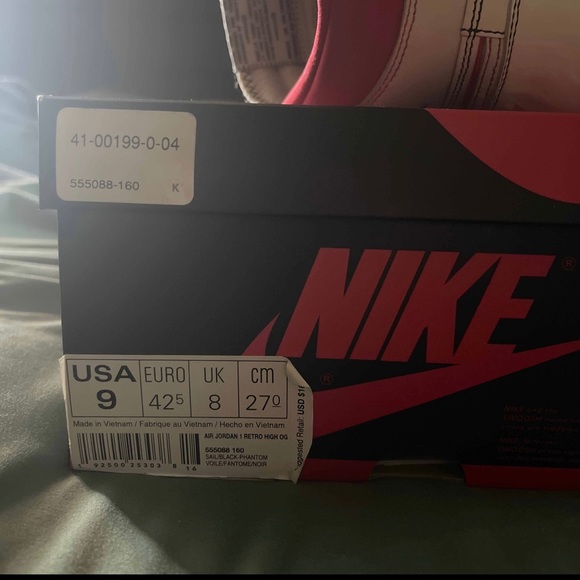 Jordan 1 Phantom Red - Picture 6 of 6